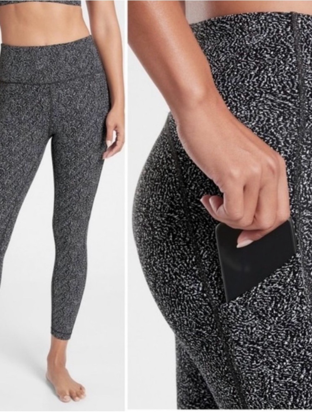 Athleta Lightening Static High Waist 7/8 pants